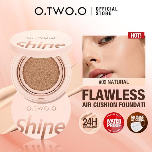 O.TWO.O Air Cushion BB Cream Long-lasting Waterproof Brighten 3 Colors