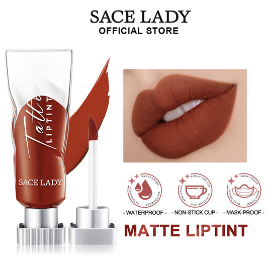 SACE LADY 4Color Holding Makeup Matte Texture Lip Guard Tattoo Lip Lacquer Lip Gloss Balm SL613