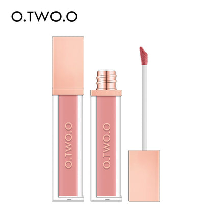 O.TWO.OHigh Energy Thick Fog Matte Lip Gloss No Stain on Cup Velvet Matte Lip Gloss Lipstick1017